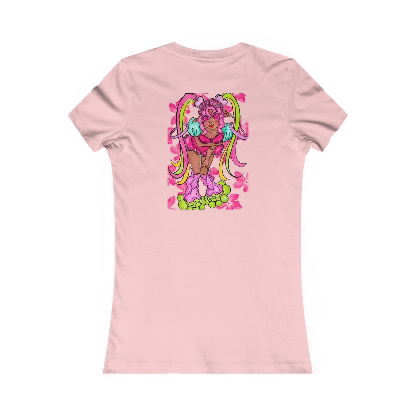 Women's Tee - Cute Aesthetic Alien Pink Design
