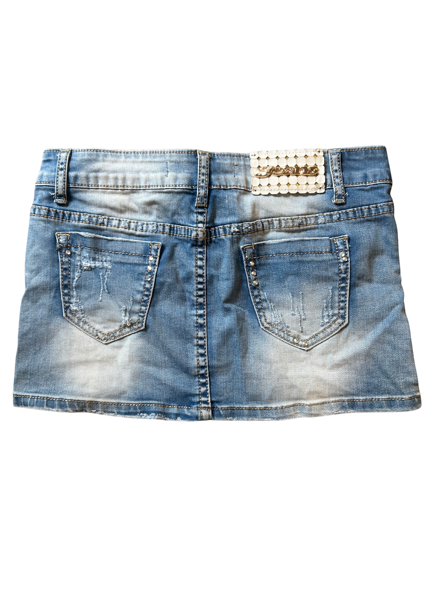 Blue baby blue denim shorts
