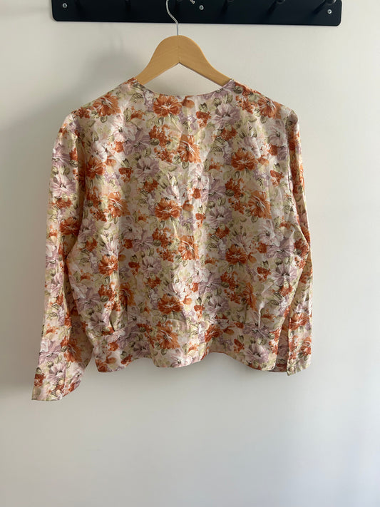 Vintage Floral Blouse